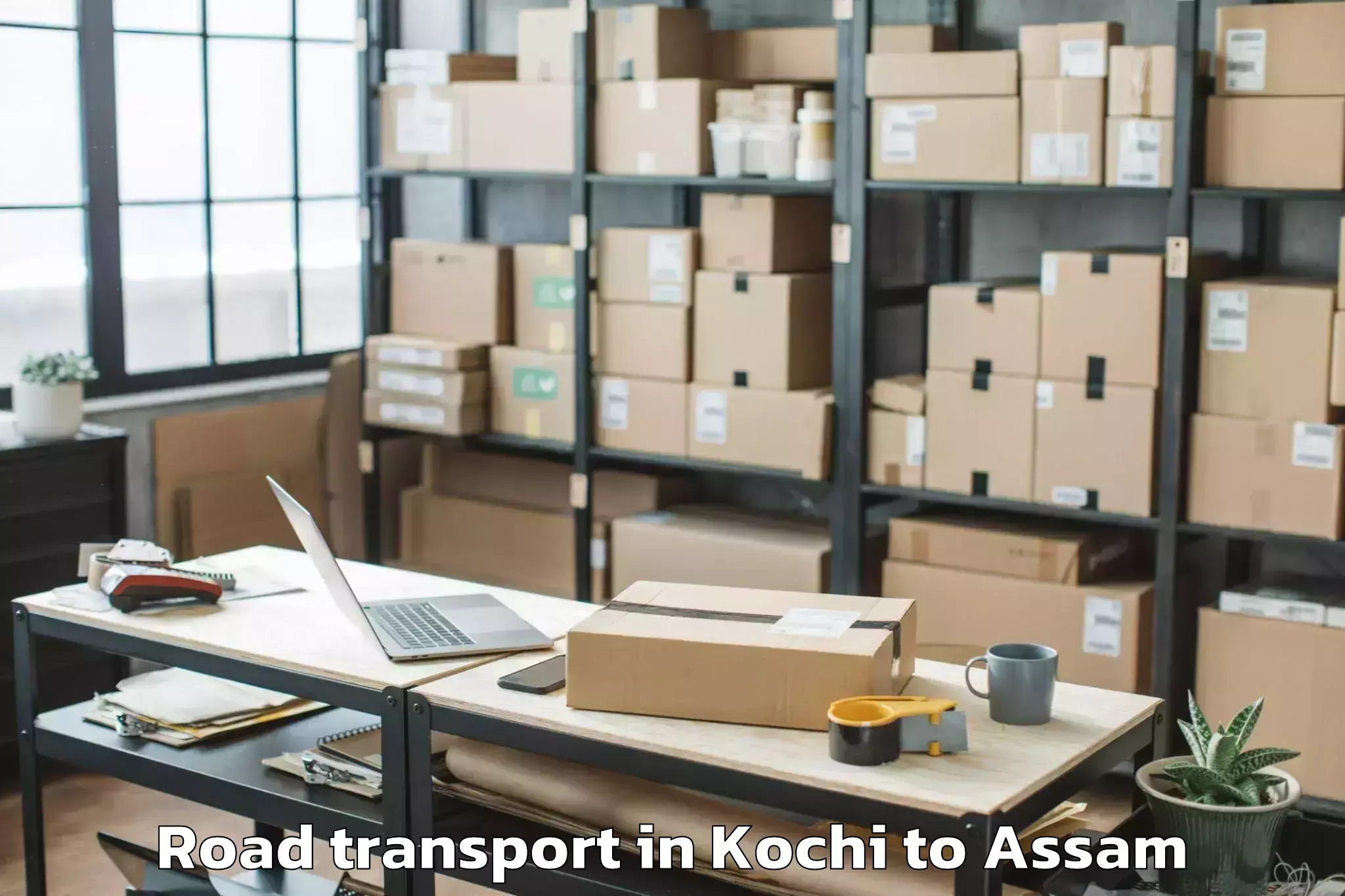 Trusted Kochi to Lilabari Airport Ixi Road Transport